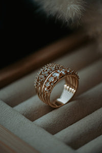 Velvet Loop Champagne Gold Band