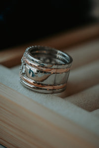 Whisper Charm Silver Band