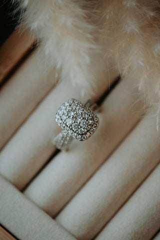 Silent Bloom Vintage Silver Ring