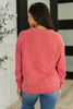 Daily Ease Mineral Wash Pullover in Ruby