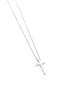 Dainty Silver Cross Necklace