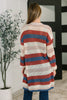 Definitely Dapper Striped Knit Cardigan