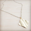 **Gilded Wave Pendant Necklace 257mb
