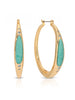 Turquoise Solstice Hoops
