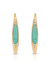 Turquoise Solstice Hoops