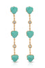 Turquoise Solstice Dangle Earrings