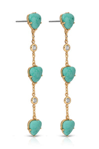 Turquoise Solstice Dangle Earrings