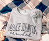 Make heaven crowded embrodiered sweatshirt