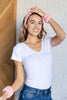 Effortless Days Stretchy Headband & Wristband Set in Heathered Pink