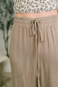 Essential Feeling Straight Leg Lounge Pants in Light in Cocoa
