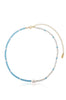Turquoise and Pearl Strand Necklace