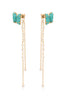 Turquoise Butterfly Dangle Earrings