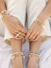 Starfish and Turquoise Beaded Anklet