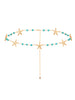 Starfish and Turquoise Bead Waist Chain