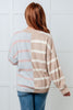 Exceptional Thought Striped Patchwork Sweater