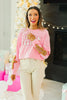 Feelin Festive Pink Sweater