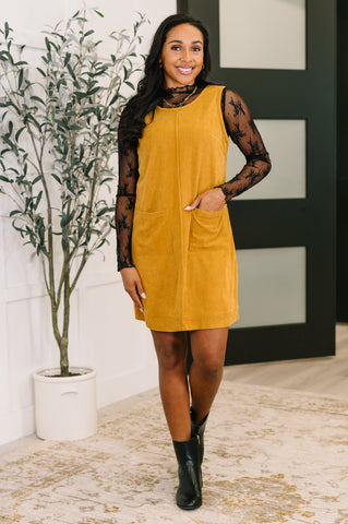 Decorative Button Split Ribbed Sleeveless Knit Dress