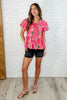 Floral Fling Puff Sleeve Blouse