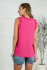 Flourish and Flare Ruffle Detail Tank