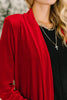 Happy Hours Long Velvet Cardigan