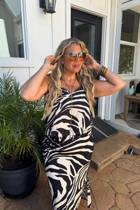 PREORDER- WILD COAST ZEBRA SKIRT SET