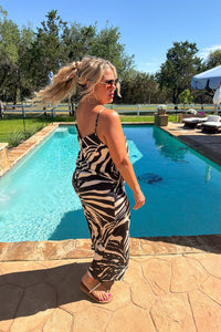 PREORDER- WILD COAST ZEBRA SKIRT SET