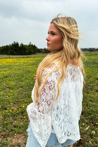 SWEET MAGNOLIA LACE TOP - LIMITED RELEASE