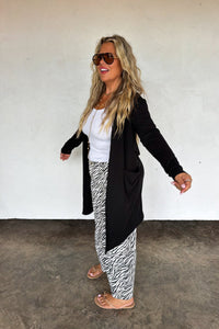 PREORDER- ZEBRA BEX BARREL JEANS
