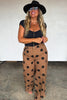 PREORDER- MOCHA DOT DENIM JEANS
