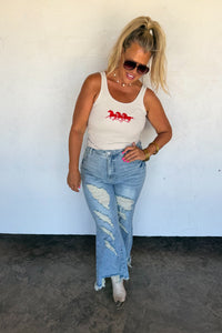PREORDER- LUCKY STAR URBAN DISTRESSED JEAN