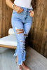 PREORDER- URBAN DISTRESSED CROP JEAN