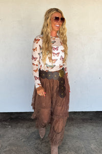 PREORDER- AUTUMN BLOOMING MAXI SKIRT