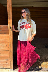 PREORDER- AUTUMN BLOOMING MAXI SKIRT