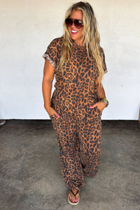 PREORDER- CHEETAH KELSEY PANT SETS