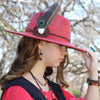 **Natural American Turquoise and Wood Earrings 226h