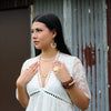 Gold Large Chain Link Layering Necklace 22