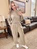 Cozy Mocha Jogger Set