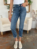 Judy Blue Full Size Cuffed Slim Jeans