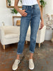 Judy Blue Full Size Cuffed Slim Jeans