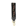 Joy Susan Easy Find Wristlet Keychain in Black Daisy