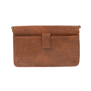 Joy Susan Billie Mini Organizer Crossbody Bag in Saddle