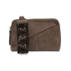 Joy Susan Gigi Crossbody with Woven Wrist Strap in Taupe