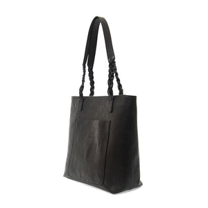 Joy Susan Alex Braided Handle Tote in Black