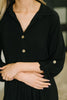 Inspire Collared Neck Dress in Black