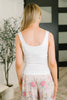 It's the Simple Things Scoop Neck Tank in White