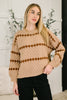 Ivy Lane Textured Sweater in Taupe