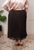 Just What You Wanted Floral Print Pleated Skirt