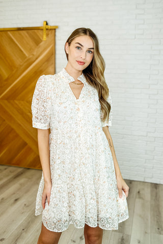 Waffle-Knit Drawstring Mini Tank Dress