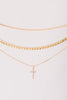Layered Faith Necklace in Gold