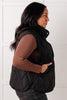 Layering Queen Quilted Puffer Vest in Black